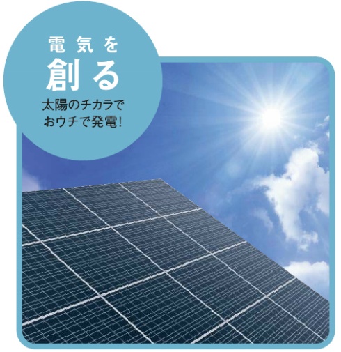 太陽光発電リフォーム　創る